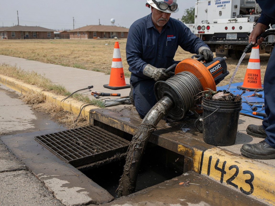 Drain Cleaning in Odessa, TX